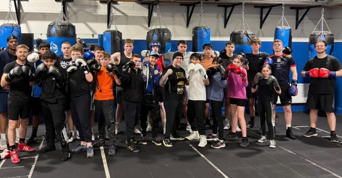 Angels Boxing Club training floor
